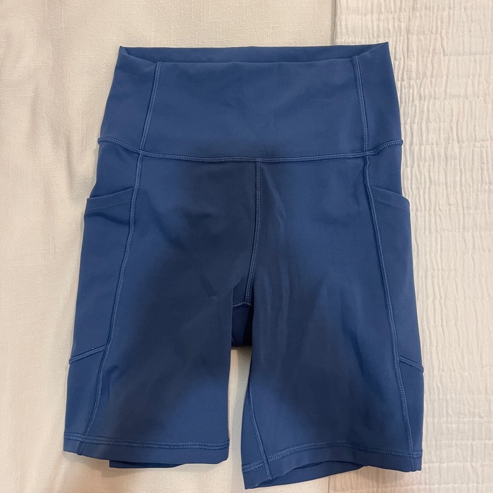 GAP Women's Blue Bike Shorts
